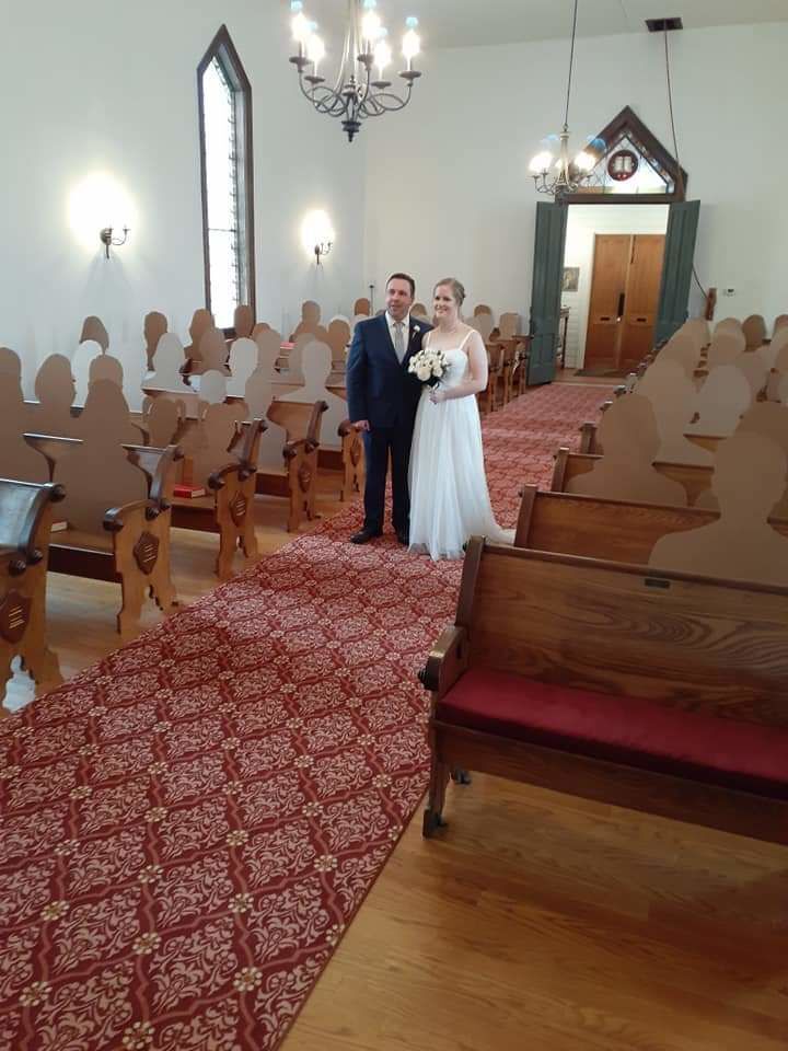 Wedding couple photo